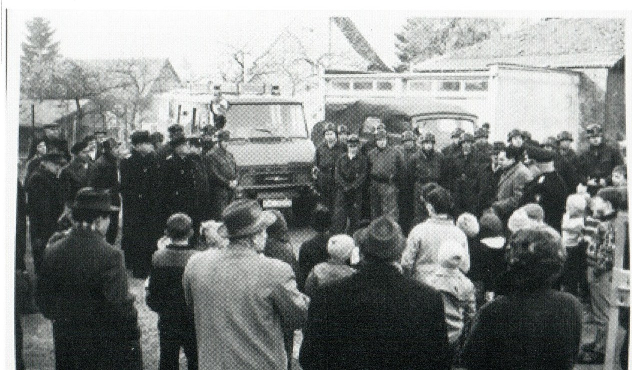 Übergabe des LF 8, Anfang der 1960er Jahre.